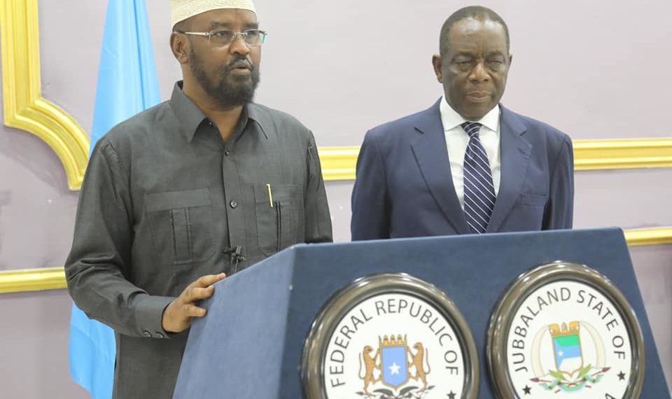 Jubbaland leader and AU special envoy discuss elections and security