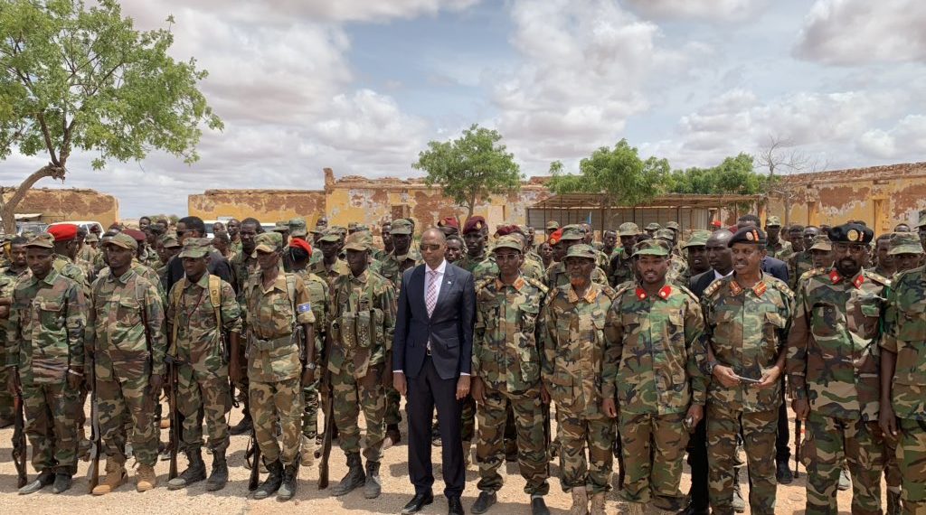 Somali security chiefs in Dhusamareb for army cohesion