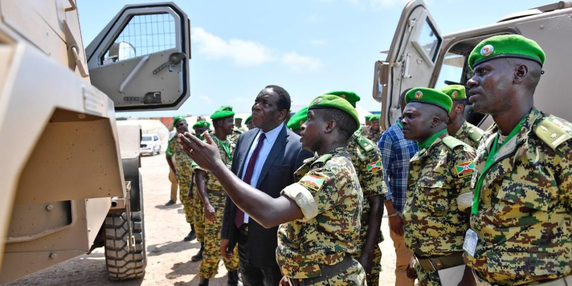 Burundi delivers combat vehicles to AMISOM