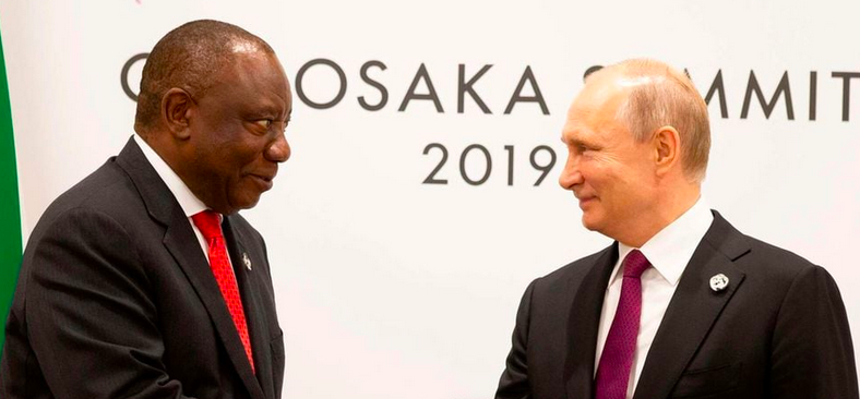 S. Africa party officials in Russia for talks on new ‘global order’