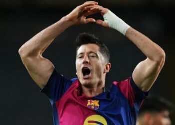 Lewandowski happy after reaching 100 Champions League goals
