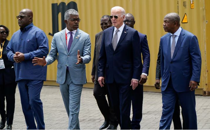 Biden meets African leaders in Angola to advance Lobito railway project